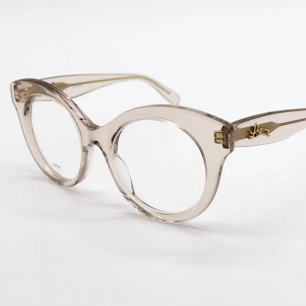 NEW LOEWE LW50074I 057 EYEGLASSES WOMEN CLEAR PINK EYEGLASSES LOEWE